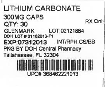 Label Image For 300mg (300mg Glenmark)